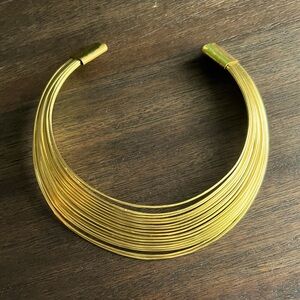 Brass chunky necklace